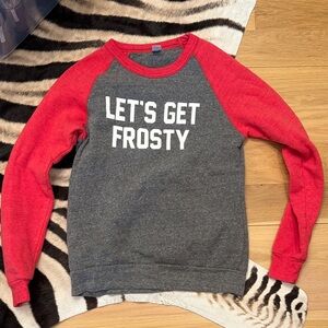 Alternative Red and Gray Sweatshirt